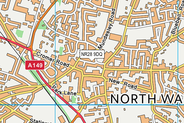 NR28 9DQ map - OS VectorMap District (Ordnance Survey)