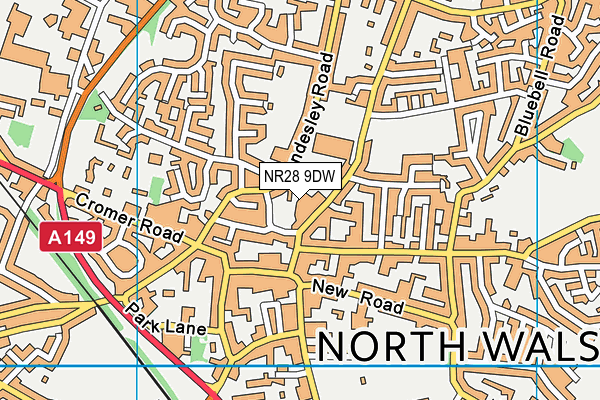 NR28 9DW map - OS VectorMap District (Ordnance Survey)