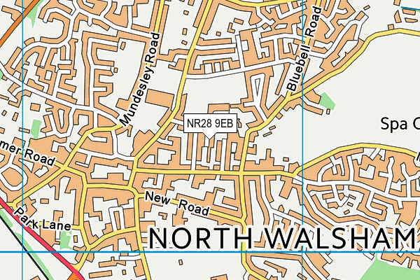 NR28 9EB map - OS VectorMap District (Ordnance Survey)