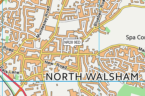 NR28 9ED map - OS VectorMap District (Ordnance Survey)