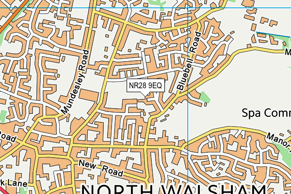 NR28 9EQ map - OS VectorMap District (Ordnance Survey)