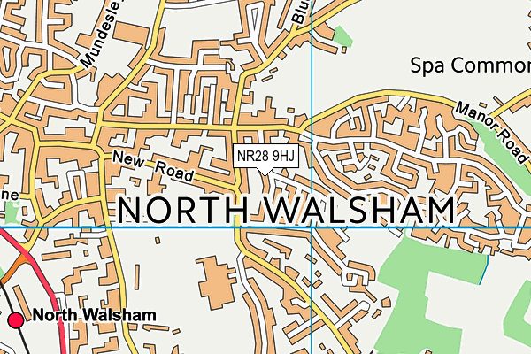 NR28 9HJ map - OS VectorMap District (Ordnance Survey)