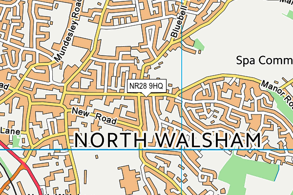NR28 9HQ map - OS VectorMap District (Ordnance Survey)