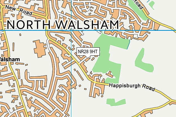 NR28 9HT map - OS VectorMap District (Ordnance Survey)