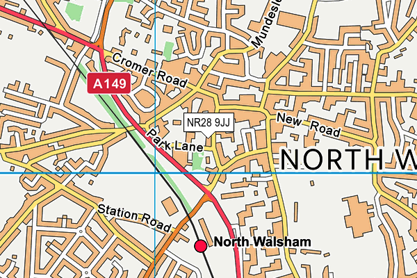 NR28 9JJ map - OS VectorMap District (Ordnance Survey)
