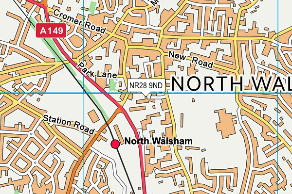 NR28 9ND map - OS VectorMap District (Ordnance Survey)