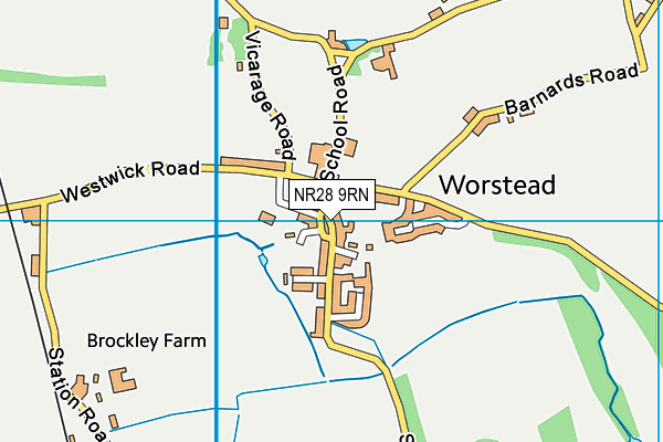 NR28 9RN map - OS VectorMap District (Ordnance Survey)