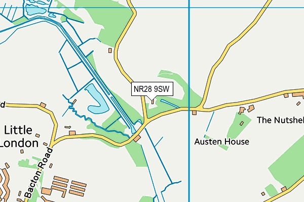NR28 9SW map - OS VectorMap District (Ordnance Survey)