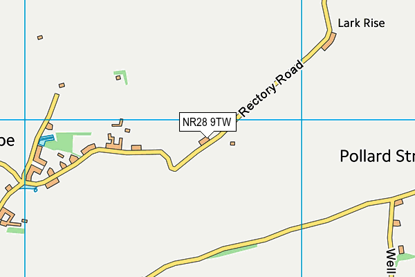 NR28 9TW map - OS VectorMap District (Ordnance Survey)