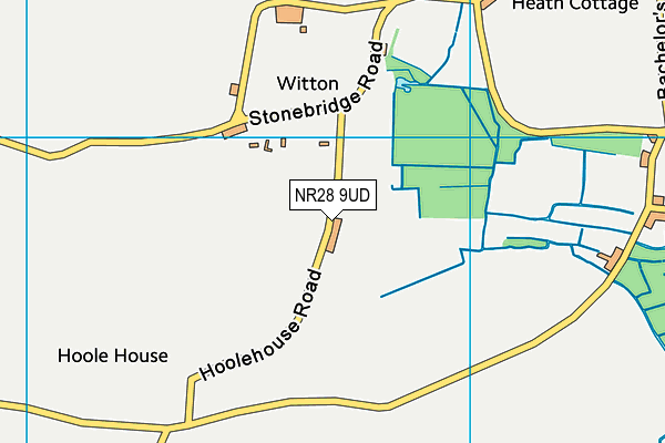 NR28 9UD map - OS VectorMap District (Ordnance Survey)