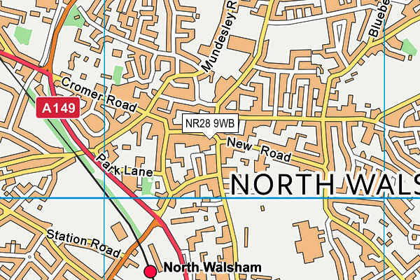 NR28 9WB map - OS VectorMap District (Ordnance Survey)