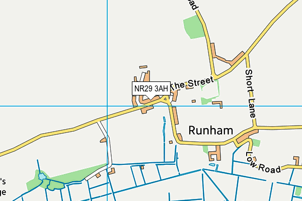 NR29 3AH map - OS VectorMap District (Ordnance Survey)