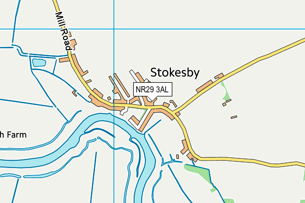 NR29 3AL map - OS VectorMap District (Ordnance Survey)