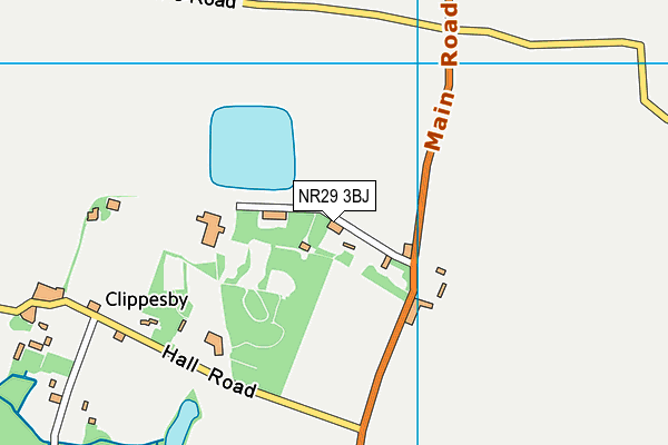 NR29 3BJ map - OS VectorMap District (Ordnance Survey)