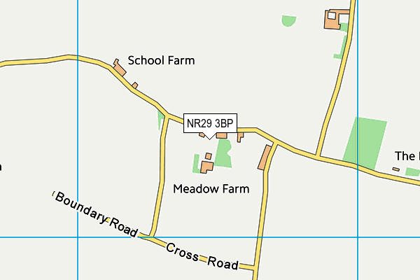 NR29 3BP map - OS VectorMap District (Ordnance Survey)