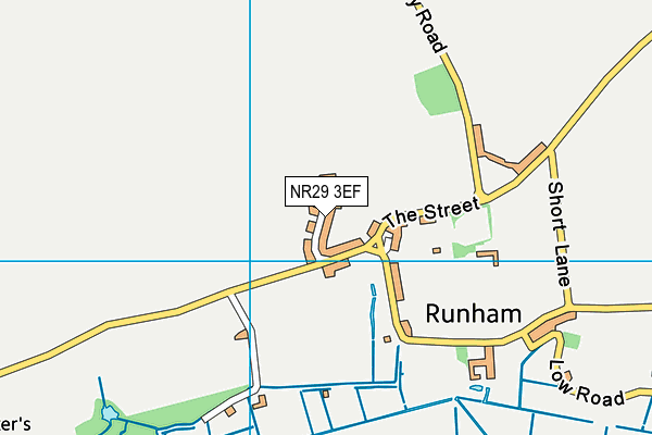 NR29 3EF map - OS VectorMap District (Ordnance Survey)