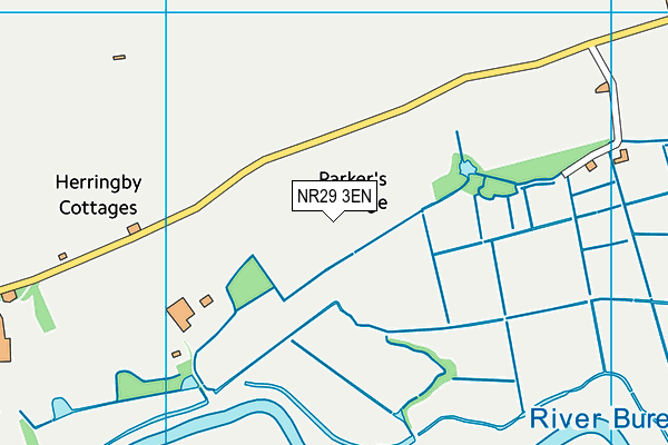 NR29 3EN map - OS VectorMap District (Ordnance Survey)