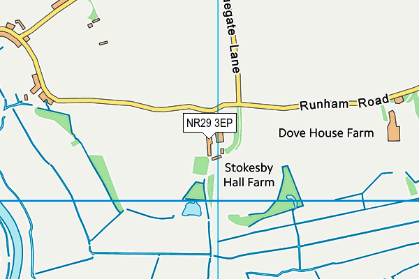 NR29 3EP map - OS VectorMap District (Ordnance Survey)