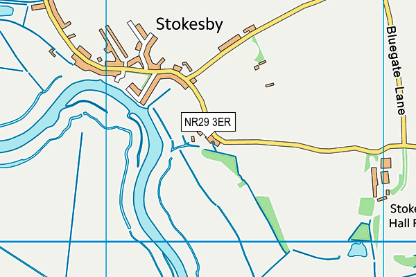 NR29 3ER map - OS VectorMap District (Ordnance Survey)