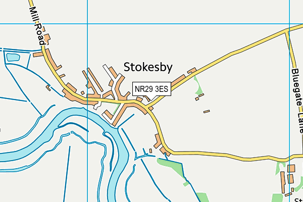 NR29 3ES map - OS VectorMap District (Ordnance Survey)