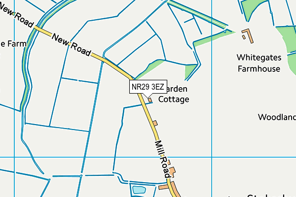 NR29 3EZ map - OS VectorMap District (Ordnance Survey)