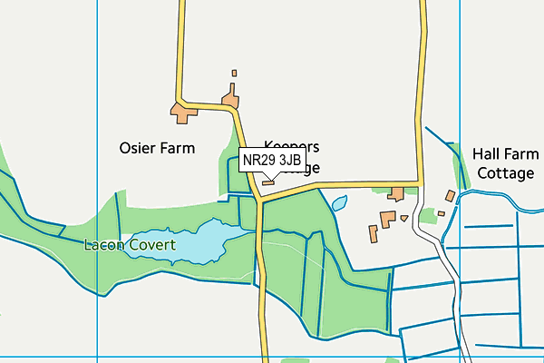 NR29 3JB map - OS VectorMap District (Ordnance Survey)