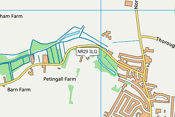 NR29 3LQ map - OS VectorMap District (Ordnance Survey)
