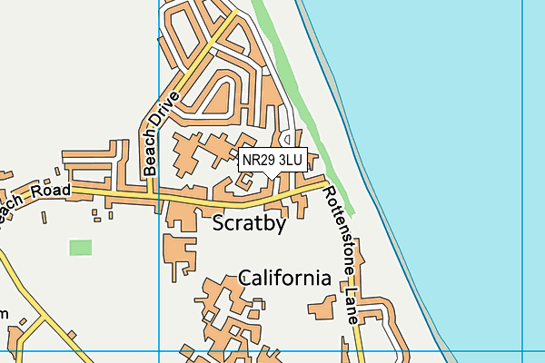NR29 3LU map - OS VectorMap District (Ordnance Survey)
