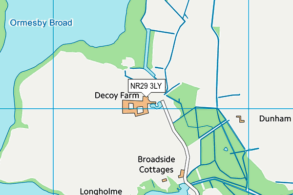 NR29 3LY map - OS VectorMap District (Ordnance Survey)