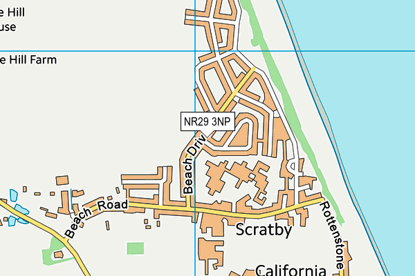 NR29 3NP map - OS VectorMap District (Ordnance Survey)