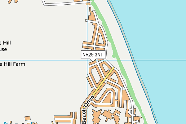 NR29 3NT map - OS VectorMap District (Ordnance Survey)