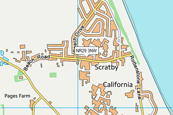 NR29 3NW map - OS VectorMap District (Ordnance Survey)