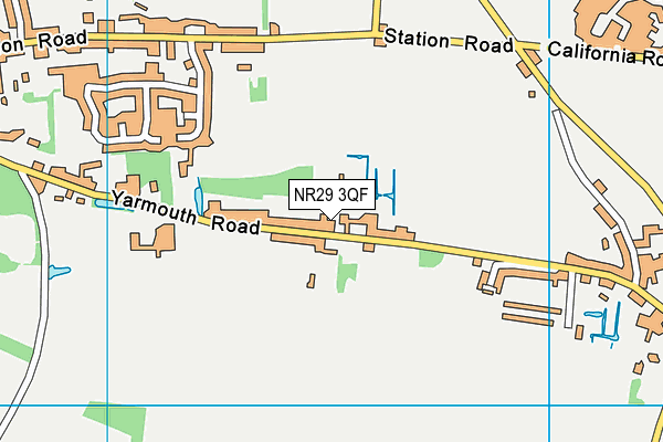 NR29 3QF map - OS VectorMap District (Ordnance Survey)