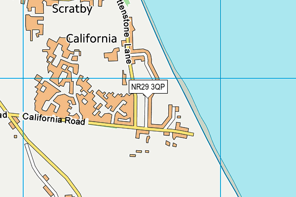 NR29 3QP map - OS VectorMap District (Ordnance Survey)