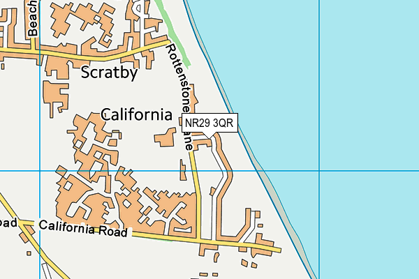 NR29 3QR map - OS VectorMap District (Ordnance Survey)