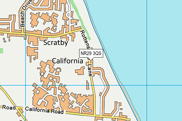 NR29 3QS map - OS VectorMap District (Ordnance Survey)