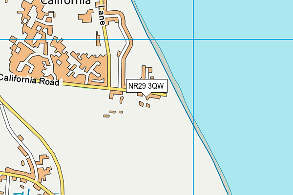NR29 3QW map - OS VectorMap District (Ordnance Survey)