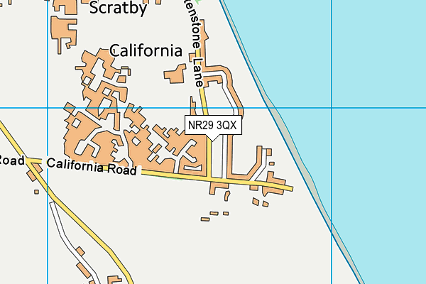 NR29 3QX map - OS VectorMap District (Ordnance Survey)
