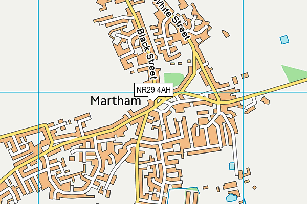 NR29 4AH map - OS VectorMap District (Ordnance Survey)