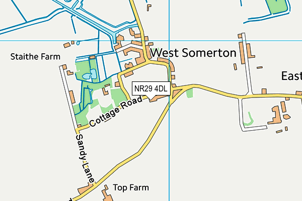 NR29 4DL map - OS VectorMap District (Ordnance Survey)