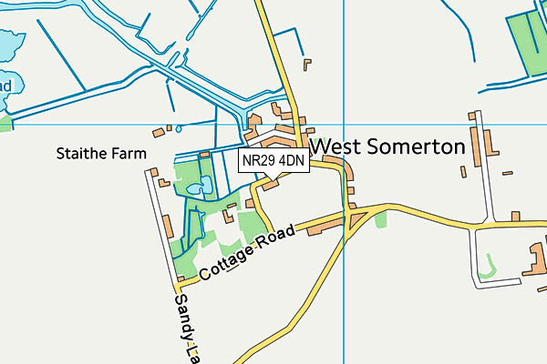 NR29 4DN map - OS VectorMap District (Ordnance Survey)