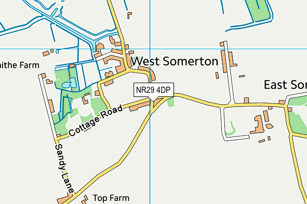 NR29 4DP map - OS VectorMap District (Ordnance Survey)