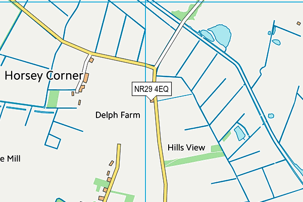 NR29 4EQ map - OS VectorMap District (Ordnance Survey)