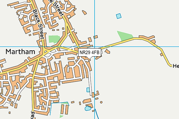 NR29 4FB map - OS VectorMap District (Ordnance Survey)