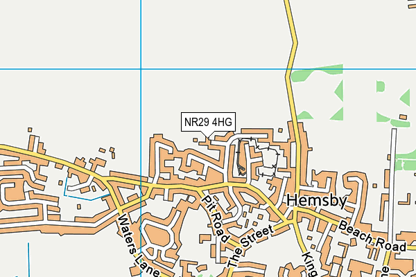 NR29 4HG map - OS VectorMap District (Ordnance Survey)