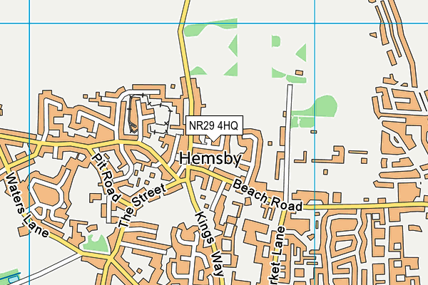 NR29 4HQ map - OS VectorMap District (Ordnance Survey)