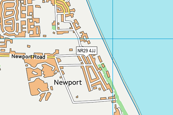 NR29 4JJ map - OS VectorMap District (Ordnance Survey)