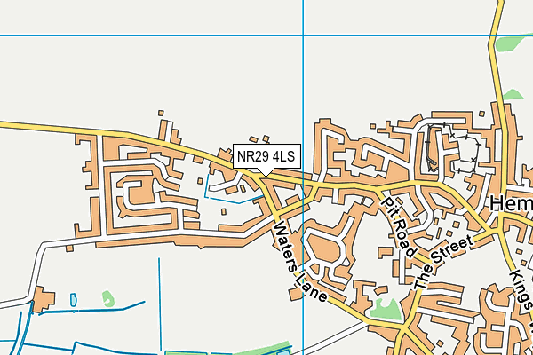 NR29 4LS map - OS VectorMap District (Ordnance Survey)