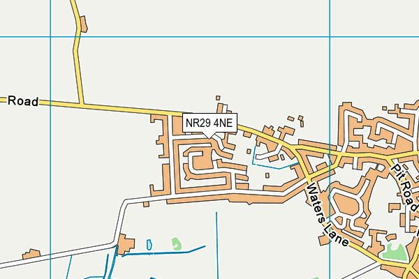 NR29 4NE map - OS VectorMap District (Ordnance Survey)