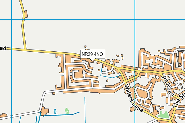 NR29 4NQ map - OS VectorMap District (Ordnance Survey)